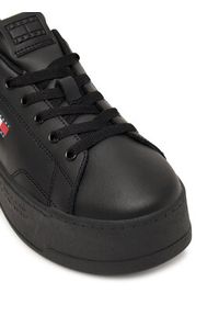 Tommy Jeans Sneakersy Platform Logo Sneaker EN0EN02961 Czarny. Kolor: czarny. Materiał: skóra. Obcas: na platformie #3