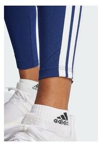Adidas - adidas Legginsy Essentials 3-Stripes JE0067 Granatowy Slim Fit. Kolor: niebieski. Materiał: bawełna #5
