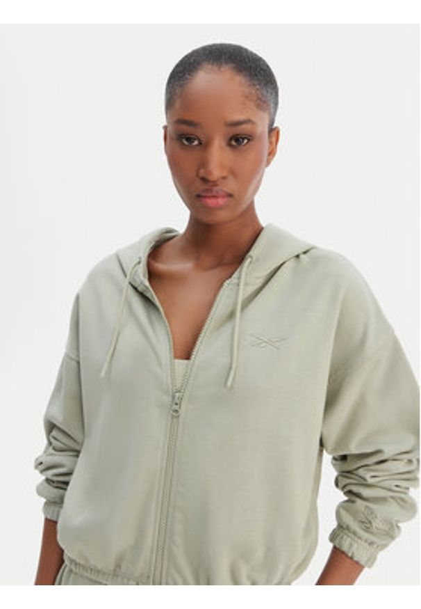 Reebok Bluza Reebok x Ewa Chodakowska RK25620CCW Zielony Regular Fit. Kolor: zielony. Materiał: syntetyk, bawełna