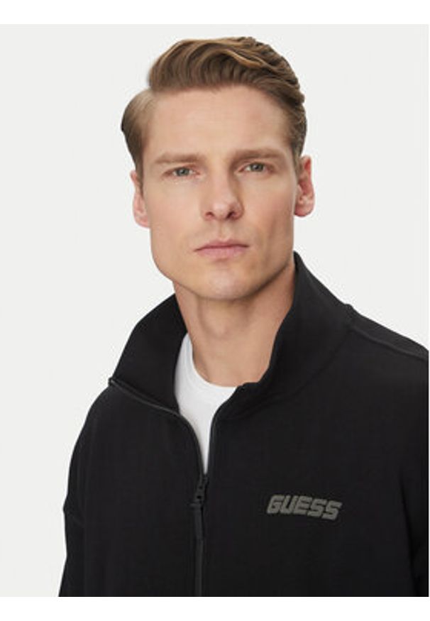 Guess Bluza Z4YQ01 KAIJ1 Czarny Regular Fit. Kolor: czarny. Materiał: bawełna