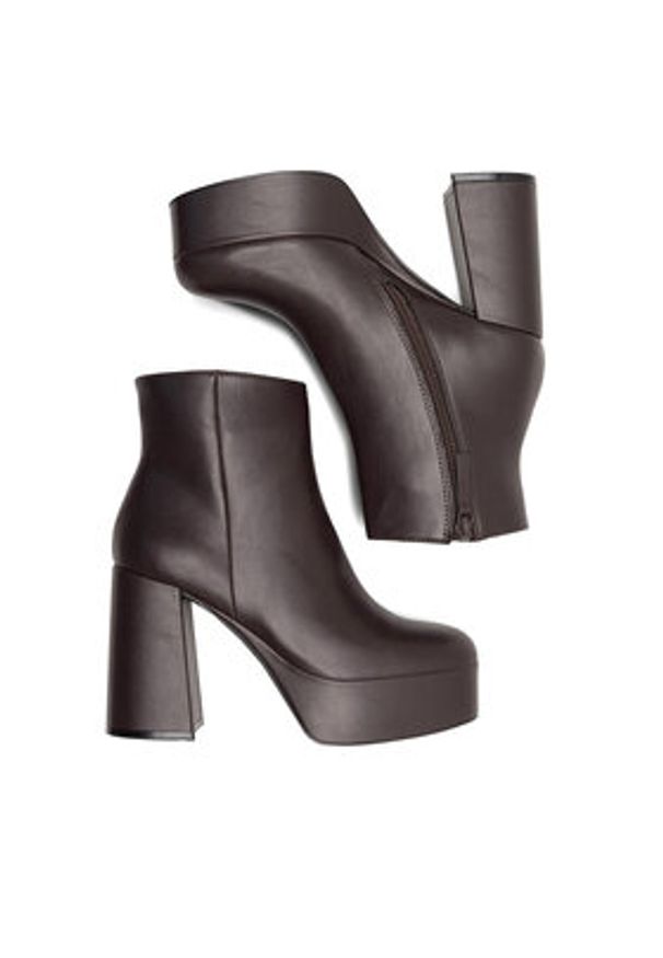 Jenny Fairy Botki MEG WFA120509-1 Brązowy. Kolor: brązowy. Materiał: syntetyk