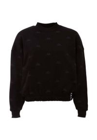 Bluza damska Kappa Ignara czarna. Kolor: czarny. Materiał: dresówka #1