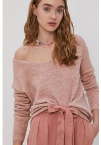 Vero Moda Szorty damskie kolor różowy gładkie high waist. Stan: podwyższony. Kolor: różowy. Materiał: tkanina, jedwab, materiał, lyocell. Wzór: gładki #4