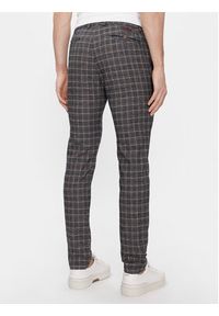 Bugatti Chinosy 4890 26346 Brązowy Modern Fit. Kolor: brązowy. Materiał: bawełna #5