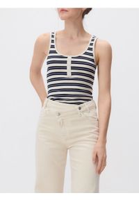 Reserved - Top na ramiączkach z modalem - wielobarwny. Materiał: dzianina, prążkowany. Długość rękawa: na ramiączkach #1