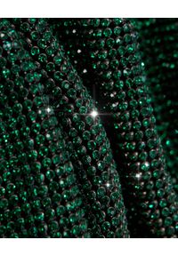 BENEDETTA BRUZZICHES - Zielona kopertówka z kryształów Venus Emerald Large. Kolor: zielony. Wzór: aplikacja #9