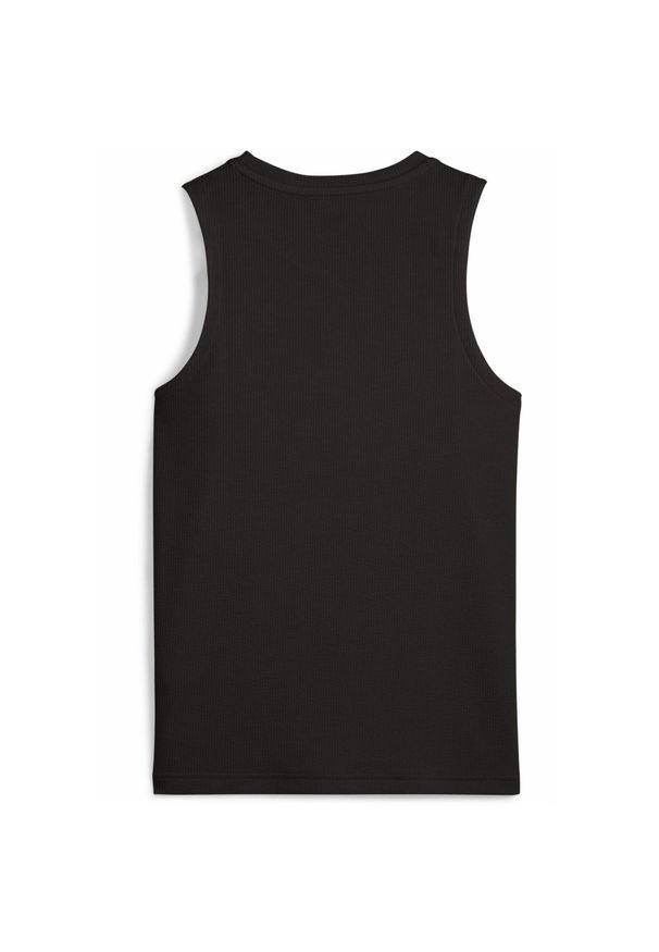 Podkoszulek Puma Her Tank Top, Kobiety. Kolor: czarny. Materiał: bawełna, materiał