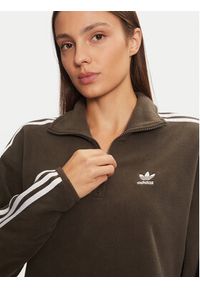 Adidas - adidas Polar Polar Fleece 1/2 Zip IW3164 Zielony Loose Fit. Kolor: zielony. Materiał: syntetyk #3