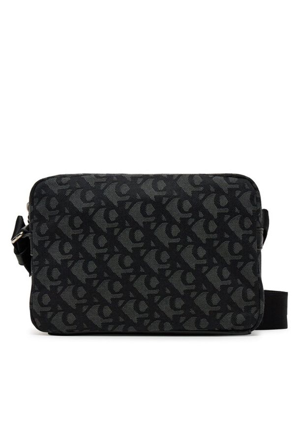 Calvin Klein Saszetka Unstructured Monogram Camera Bag LV04G3179G Czarny. Kolor: czarny. Materiał: materiał