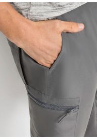 bonprix - Spodnie 3/4 z mikrofazy, w wygodnym fasonie, Regular Fit. Stan: obniżony. Kolor: szary #2