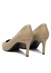 Calvin Klein Szpilki Ess Stiletto 70 HW0HW02607 Beżowy. Kolor: beżowy. Materiał: skóra. Obcas: na szpilce #4