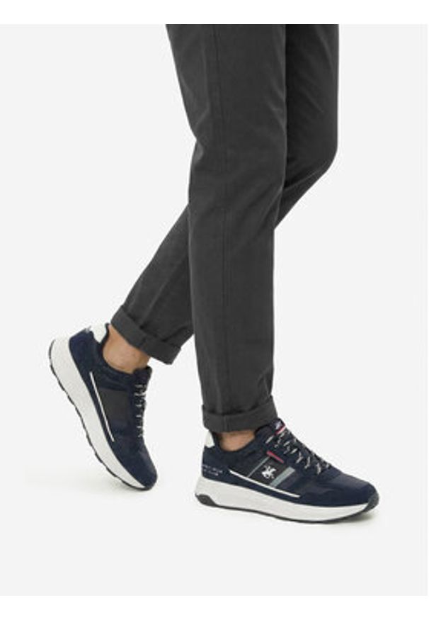 Beverly Hills Polo Club Sneakersy CWBEO-NOUD-01 V5 Granatowy. Kolor: niebieski. Materiał: materiał