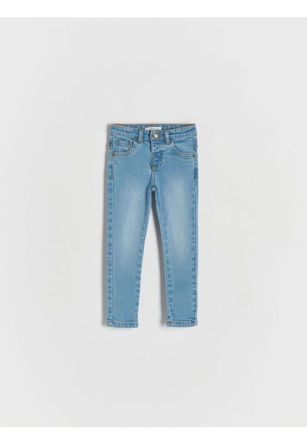 Reserved - Jeansy slim fit - niebieski. Kolor: niebieski. Materiał: jeans