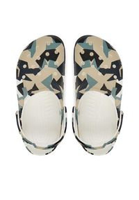 Crocs Klapki Geo Camo Clog 211009 Biały. Kolor: biały