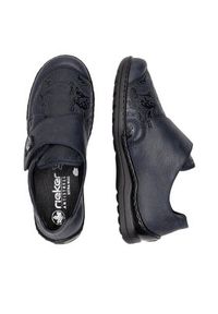 Rieker Półbuty 48951-14 Niebieski. Kolor: niebieski. Materiał: materiał #5