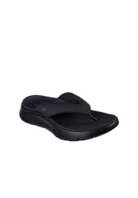 skechers - Japonki męskie SKECHERS Go Walk Flex Sandal Vallejo. Kolor: czarny. Sezon: lato
