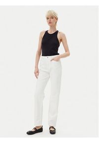 Karl Lagerfeld Jeans Jeansy A2W10135 Biały Straight Fit. Kolor: biały