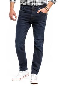 Lee - LEE AUSTIN MĘSKIE SPODNIE JEANSOWE JEANSY DARK PORTER L733QCKN 112119966