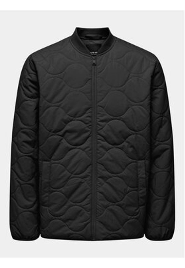 Only & Sons Kurtka przejściowa Art. 22027456 Czarny Regular Fit. Kolor: czarny. Materiał: syntetyk