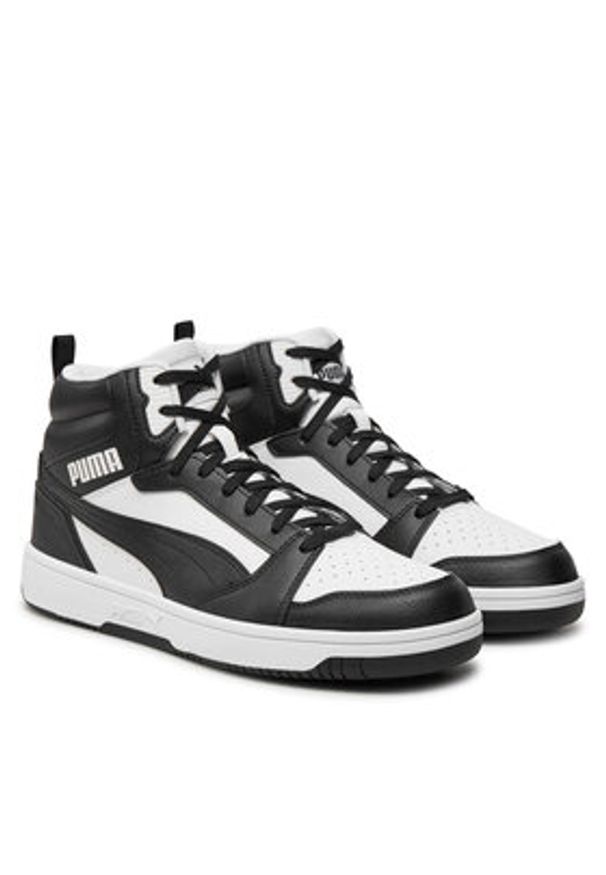Puma Sneakersy Rebound v6 392326 31 Biały. Kolor: biały. Materiał: skóra