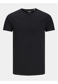 Jack & Jones - Jack&Jones T-Shirt Basic 12058529 Czarny Stretch Fit. Kolor: czarny. Materiał: bawełna #4