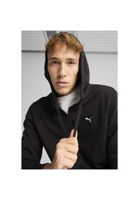 Puma - Męskie dres z kapturem PUMA Black. Kolor: zielony, czarny, brązowy, wielokolorowy. Materiał: dresówka. Wzór: aplikacja, haft