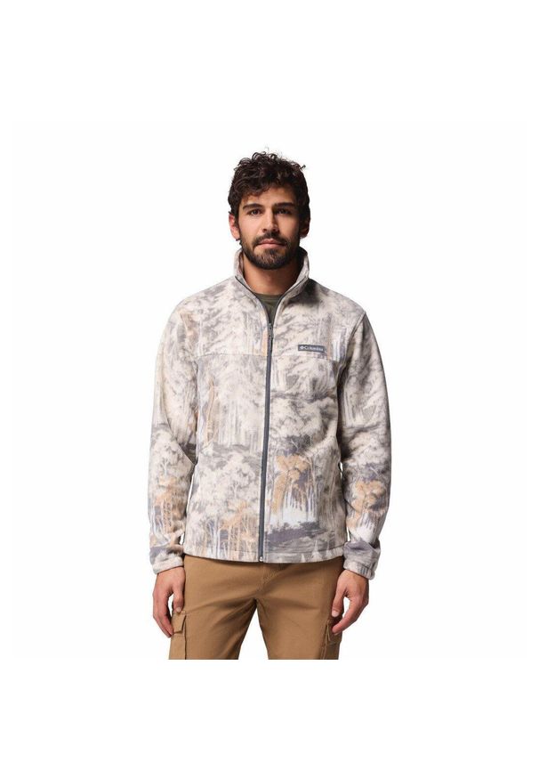 columbia - Polar turystyczny męski Steens Mountain Printed Jacket. Kolor: wielokolorowy. Materiał: poliester. Sport: turystyka piesza