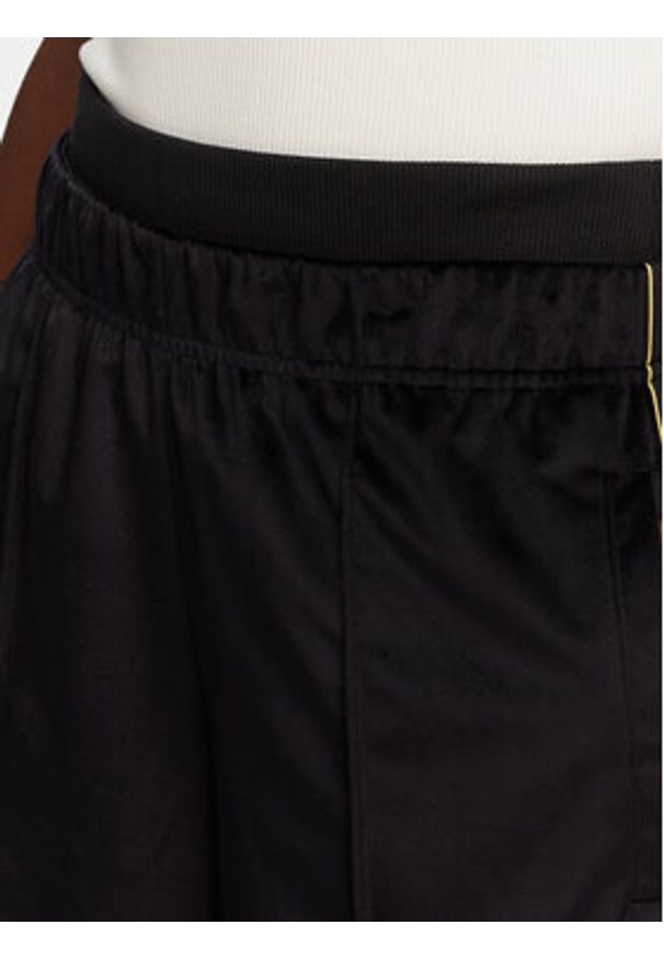 Adidas - adidas Spodnie dresowe Velour JI5755 Czarny Regular Fit. Kolor: czarny. Materiał: welur, syntetyk