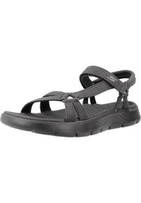 skechers - Sandały Skechers Model Go Walk Flex Sandal Kolor Czarny. Kolor: czarny. Materiał: tkanina. Sezon: lato