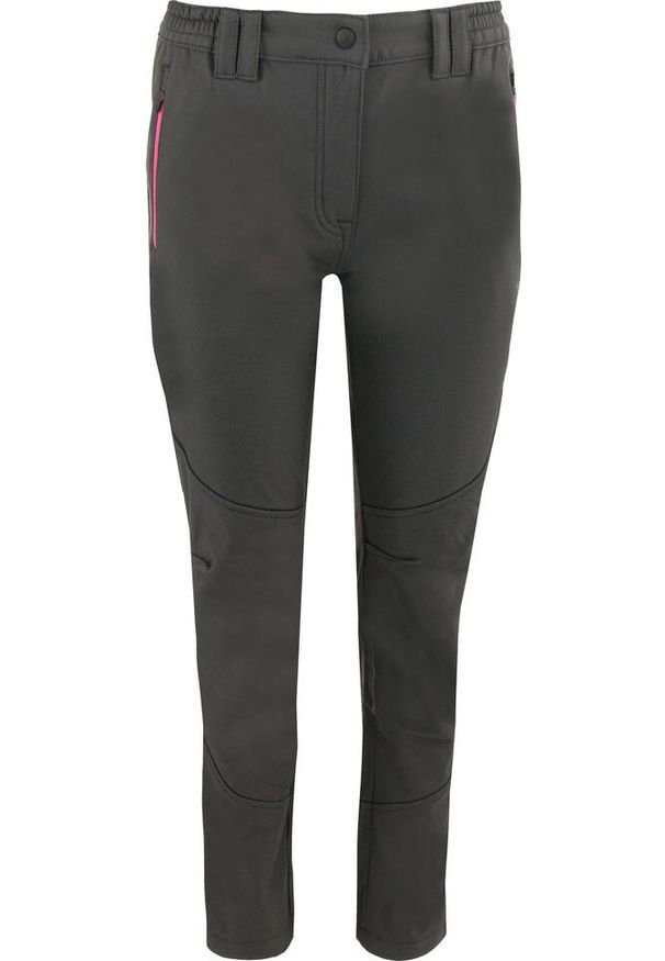 ZSPORT - Damskie Spodnie Softshell Miura - Wiatroszczelne i Elastyczne. Kolor: szary. Materiał: softshell. Sport: turystyka piesza