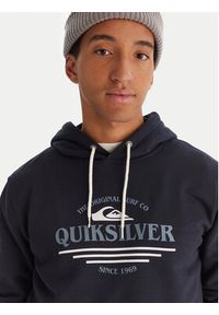 Quiksilver Bluza Screen Fleece Classic EQYFT05137 Granatowy Regular Fit. Kolor: niebieski. Materiał: bawełna #2