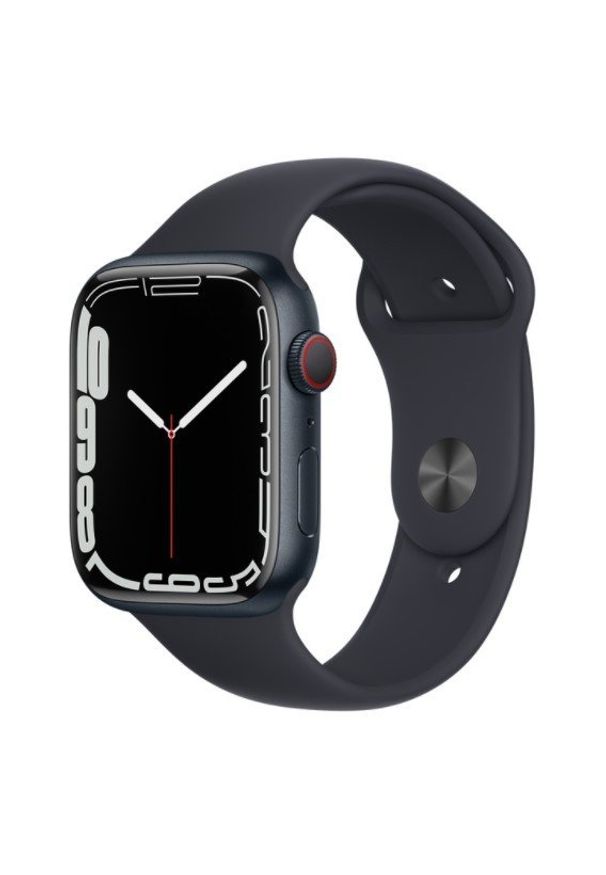 APPLE - Smartwatch Apple Watch 7 GPS+Cellular 45mm aluminium, północ | północ pasek sportowy. Rodzaj zegarka: smartwatch. Styl: sportowy