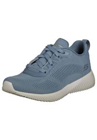 skechers - Buty damskie SKECHERS Bobs Sport Squad Tough Talk. Okazja: na co dzień. Kolor: niebieski. Model: Skechers Sport. Sport: turystyka piesza