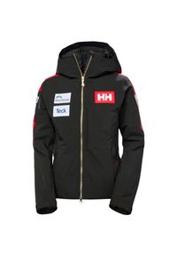 Damska ocieplana kurtka narciarska Helly Hansen World Cup. Kolor: czarny. Sezon: zima. Sport: narciarstwo