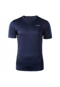 Hi-tec - Koszulka szybkoschnąca dla mężczyzn Sibic. Kolor: niebieski. Materiał: materiał