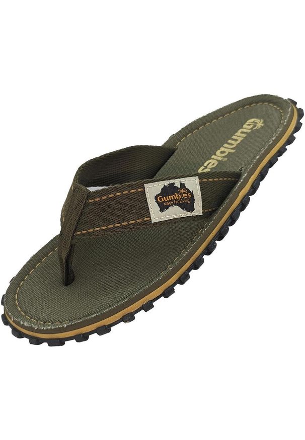 Gumbies - Japonki GUMBIES ISLANDER FLIP-FLOPS UNISEX. Kolor: zielony. Sport: pływanie, fitness