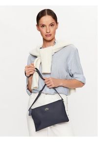 Lacoste Torebka Flat Crossover Bag NF1887PO Granatowy. Kolor: niebieski #4