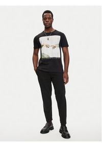 Brave Soul T-Shirt MTS-149CHAPEL Czarny Regular Fit. Kolor: czarny. Materiał: bawełna #4