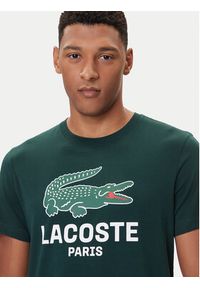 Lacoste T-Shirt TH5634 Zielony Regular Fit. Kolor: zielony. Materiał: bawełna #9