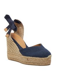 Castañer Espadryle Chiara/8Ed/002 021668 Niebieski. Kolor: niebieski. Materiał: materiał