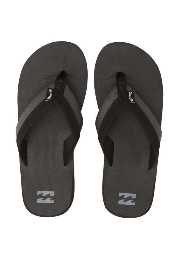 Japonki plażowe męskie Billabong All Day Impact. Okazja: na plażę. Kolor: czarny. Styl: sportowy