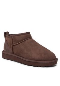 Ugg Śniegowce W Classic Ultra Mini 1116109 Brązowy. Kolor: brązowy. Materiał: zamsz, skóra #5