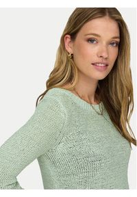 only - ONLY Sweter Geena 15113356 Zielony Regular Fit. Kolor: zielony. Materiał: syntetyk #4