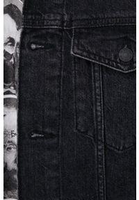 Tom Tailor kurtka jeansowa bawełniana kolor czarny przejściowa. Okazja: na co dzień. Kolor: czarny. Materiał: bawełna, jeans. Styl: casual #2