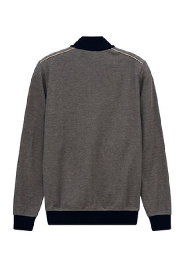 Bugatti Kardigan 8750-15142E Granatowy Regular Fit. Kolor: niebieski. Materiał: syntetyk