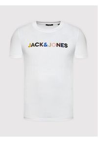 Jack&Jones PREMIUM T-Shirt Landon 12191308 Biały Regular Fit. Kolor: biały. Materiał: bawełna #5