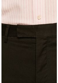 Polo Ralph Lauren - Spodnie. Kolor: czarny. Materiał: tkanina, bawełna, elastan. Wzór: gładki #5