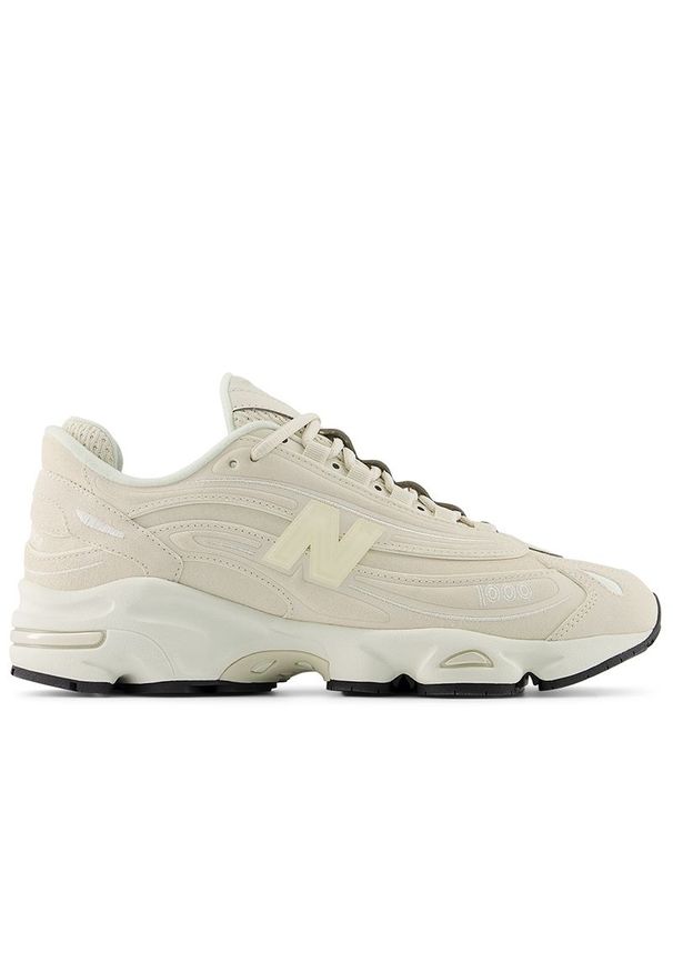 Buty unisex New Balance U100080P - beżowa. Kolor: beżowy. Materiał: syntetyk, materiał. Szerokość cholewki: normalna
