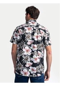 Petrol Industries Koszula M-1040-SIS418 Czarny Regular Fit. Kolor: czarny. Materiał: bawełna #5