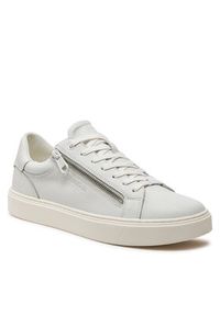 Calvin Klein Sneakersy Low Top Lace Up W/Zip HM0HM01475 Biały. Kolor: biały #3